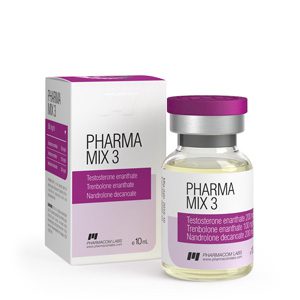Testosterone Enanthate, Trenbolone Enanthate, Nandrolone Decanoate 10ml vial (500mg/ml) by Pharmacom Labs