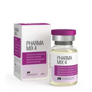 Testosterone Phenylpropionate, Testosterone Decanoate, Nandrolone Phenylpropionate, Nandrolone Decanoate 10ml vial (600mg/ml) by Pharmacom Labs