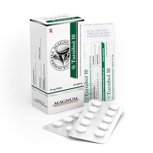 Turinabol (4-Chlorodehydromethyltestosterone) 10mg (50 pills) by Magnum Pharmaceuticals