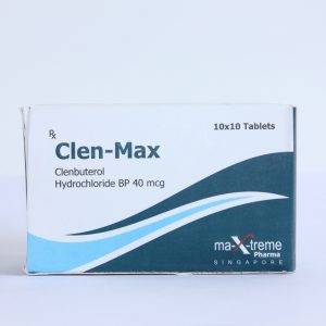 Clenbuterol hydrochloride (Clen) 40mcg (100 pills) by Maxtreme