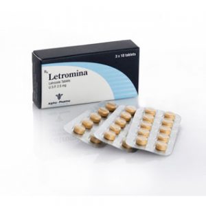 Letrozole 2.5mg (50 pills) by Alpha Pharma