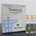 Testosterone cypionate 10 ampoules (250mg/ml) by Alpha Pharma