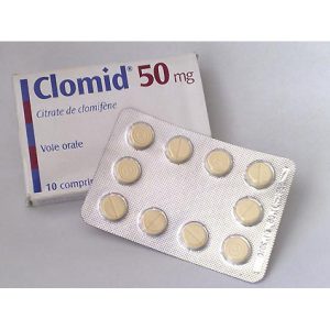 Clomiphene citrate (Clomid) 50mg (10 pills) by Cipla