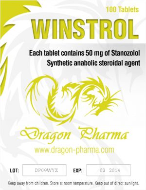 Stanozolol oral (Winstrol) 50mg (100 pills) by Dragon Pharma