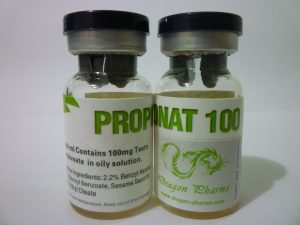 Testosterone propionate 10 ampoules (100mg/ml) by Dragon Pharma
