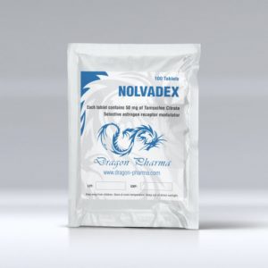 Tamoxifen citrate (Nolvadex) 20mg (100 pills) by Dragon Pharma
