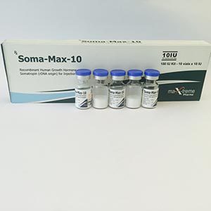 Human Growth Hormone (HGH) 10 vials (10IU vial) by Maxtreme