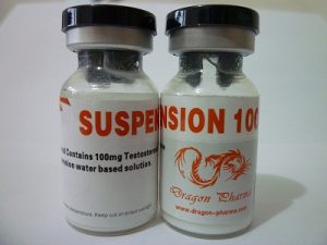 Testosterone suspension 10 mL vial (100 mg/mL) by Dragon Pharma