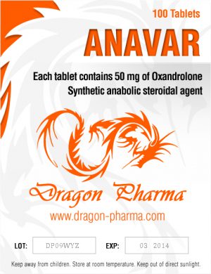 Oxandrolone (Anavar) 50mg (100 pills) by Dragon Pharma